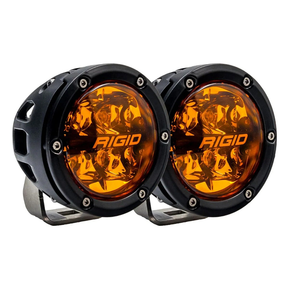RIGID Industries 360 Series 4 Spot wAmber Pro Lens Pair 36123